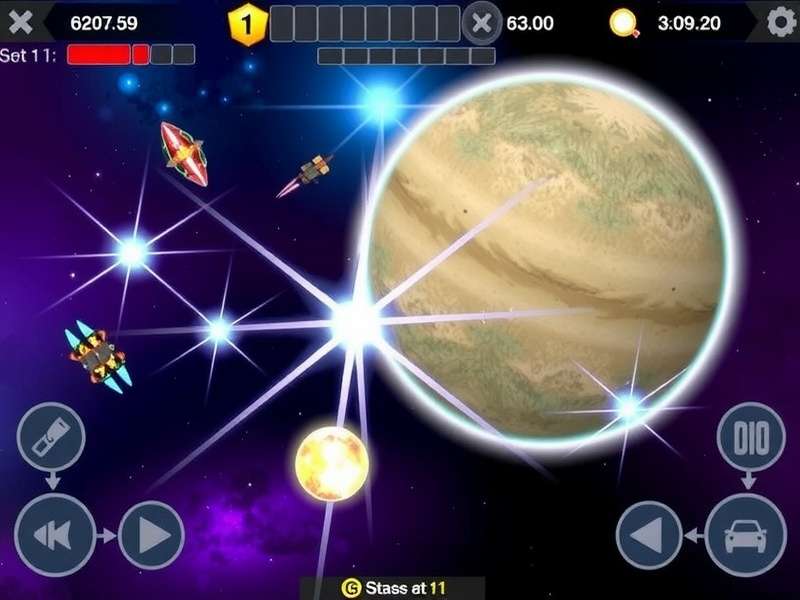 Intense Battle in Stellar Strikers Stellar Strikers Gameplay