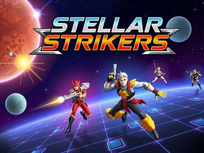 Stellar Strikers Official Game Cover Stellar Strikers Game Cover
